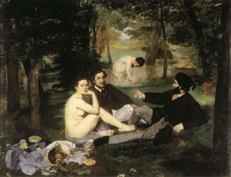 Edouard Manet Le Dejeunersur l'Herbe oil painting image